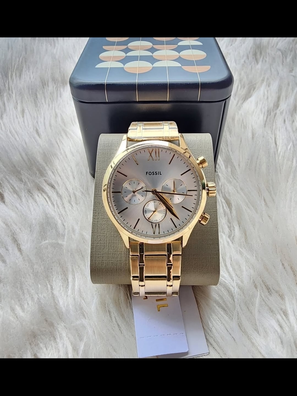 Fossil Original New Fenmore Multifunction Gold-Tone Stainless Steel Watch